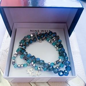 Nine West Multi Layered Beaded Bracelet
